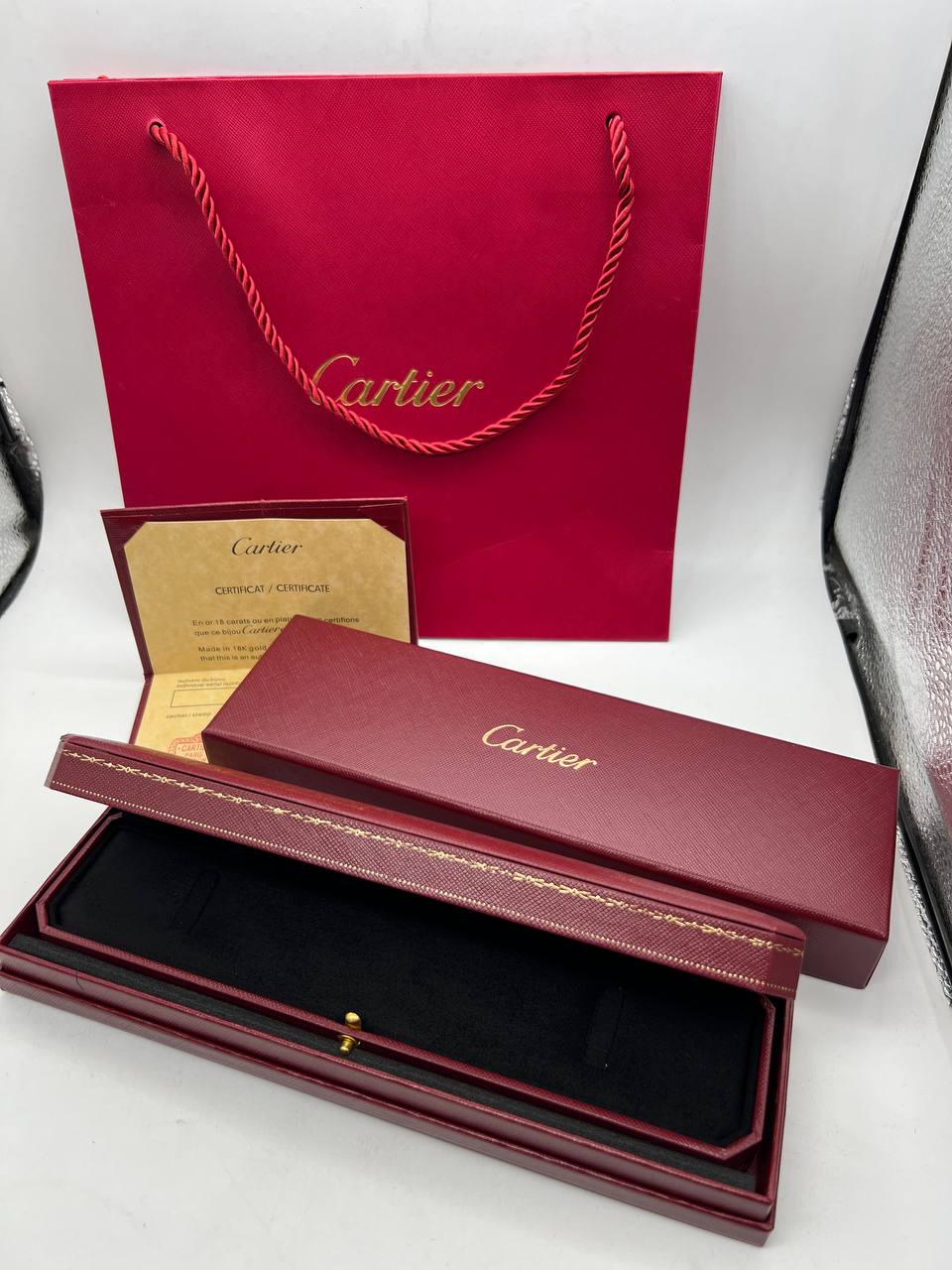 Фирменный футляр для украшений Cartier (104) - Replicano Магазин часов